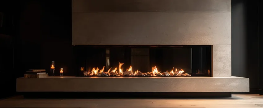 Gas Fireplace Ember Bed Design Services in Lake Shore, Maryland