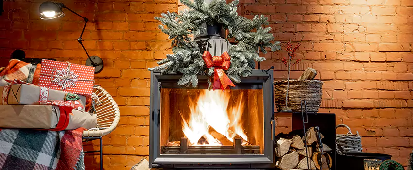 Travis Industries Linear Gas Fireplace Installation in Lake Shore, Maryland