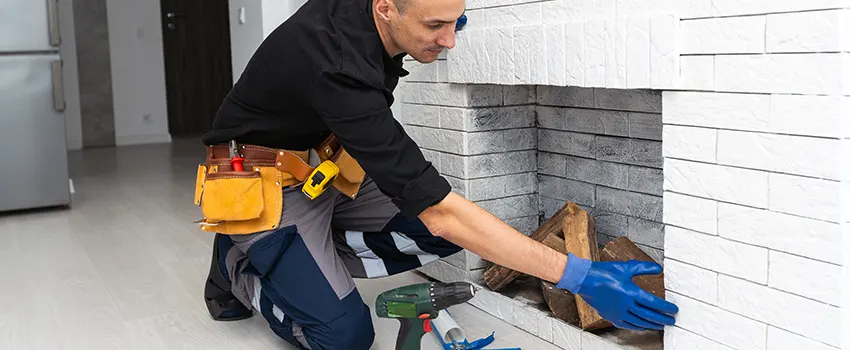 Fireplace Damaged Damper Frame Repair Services in Lake Shore, Maryland