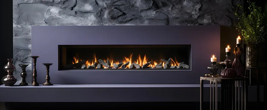 Ember Bed for Ventless Gas Fireplace in Lake Shore, MD
