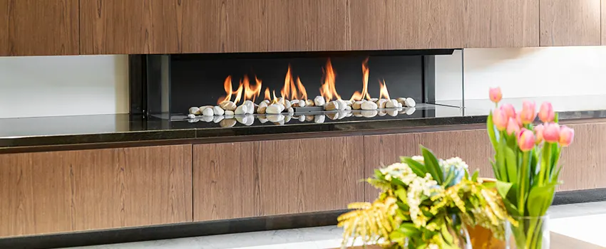 Double-height Fireplace Design Refurbishment in Lake Shore, Maryland